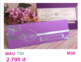 Báo giá in thiệp cưới
