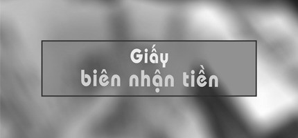 Mẫu biên nhận tiền chuẩn nhất 2021