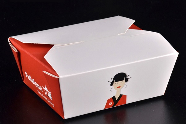 Mẫu hộp giấy đựng thực phẩm giấy kraft