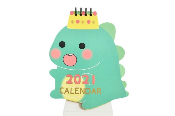 In lịch tết 2021 để bàn