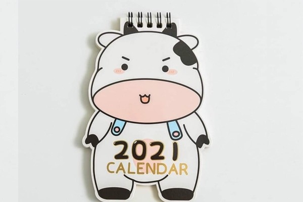 In lịch 2021 dễ thương