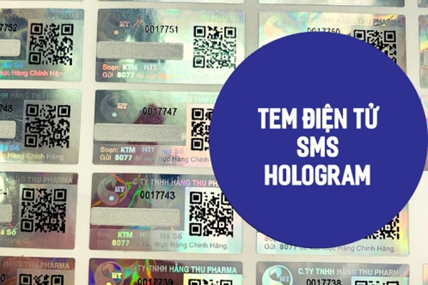 In tem chống giả điện tử sms hologram