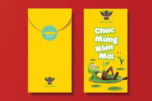 In bao lì xì màu vàng