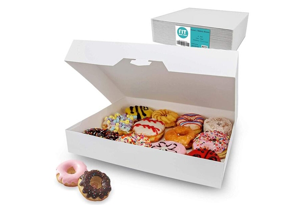 In hộp bánh donut