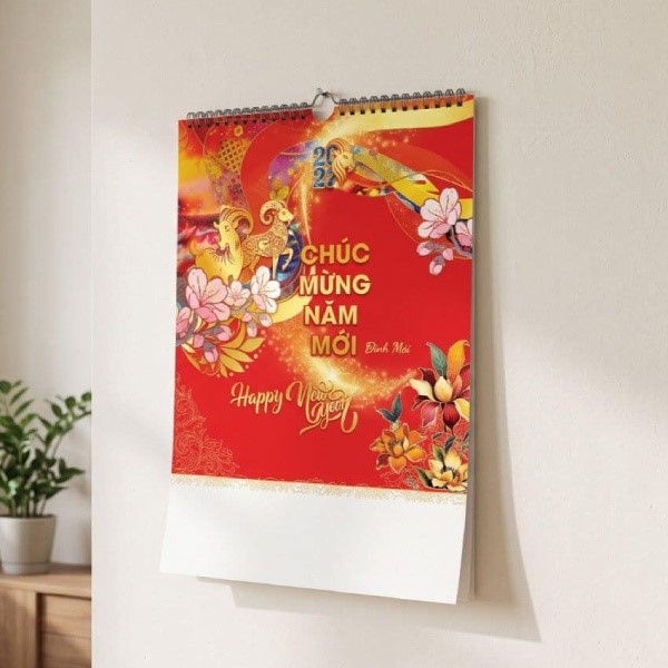 Đặt in lịch tết 2027 giá rẻ - đẹp – chất lượng cho tết Định Mùi