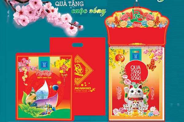 In lịch 52 tuần Quà tặng cuộc sống