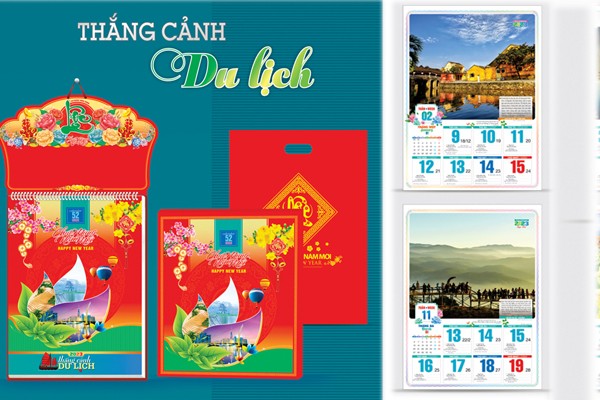 In lịch 52 tuần Thắng cảnh du lịch