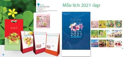 Mẫu lịch tết 2021 đẹp độc đáo nhất