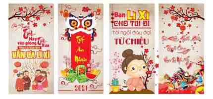 50+ Mẫu bao lì xì 2021 xuân Tân Sửu đẹp nhất