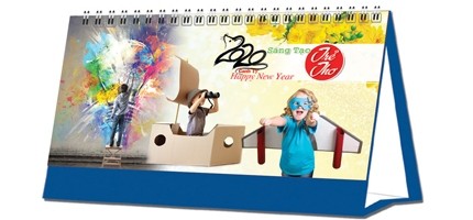 Các mẫu lịch để bàn 2020 đẹp - thiết kế độc quyền