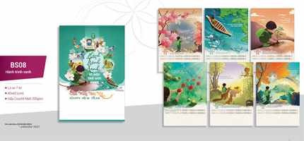 Tổng hợp mẫu lịch treo tường 7 tờ 2021 đẹp nhất