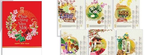 Chất liệu giấy in lịch tết phổ biến hiện nay