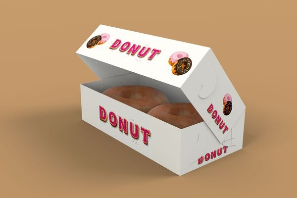 Mẫu hộp giấy đựng bánh donut