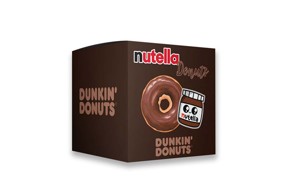 Mẫu hộp bánh donut socola