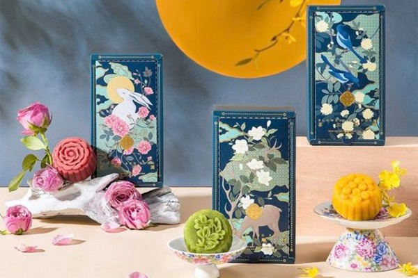 Mẫu hộp bánh trung thu hình chữ nhật đẹp mắt