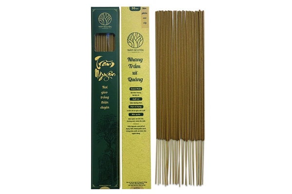 Mẫu in hộp giấy đựng nhang trầm Xứ Quảng