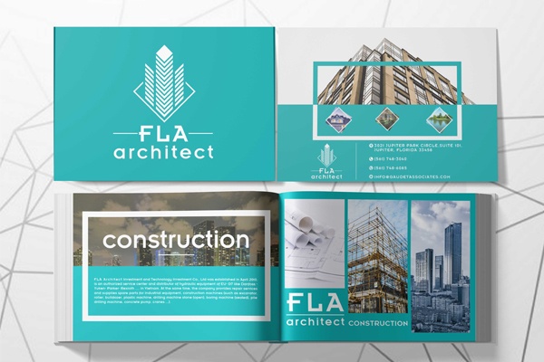 Mẫu catalogue kiến trúc đẹp mắt FLA