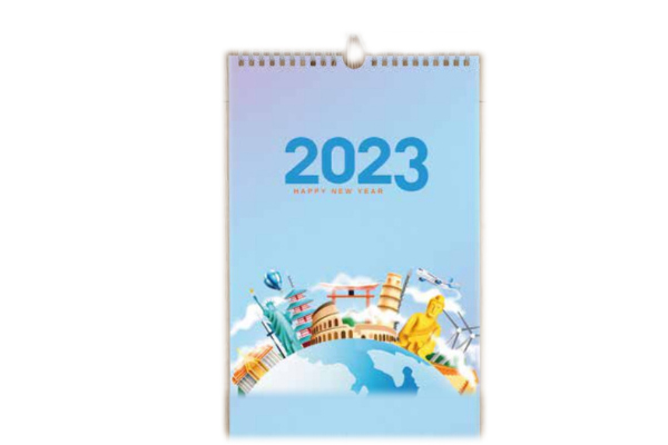 Mẫu lịch treo tường 2023- Những kỳ quan thế giới