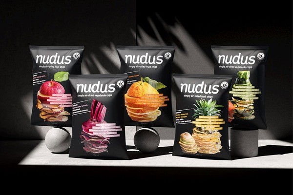Mẫu bao bì snack Nudus