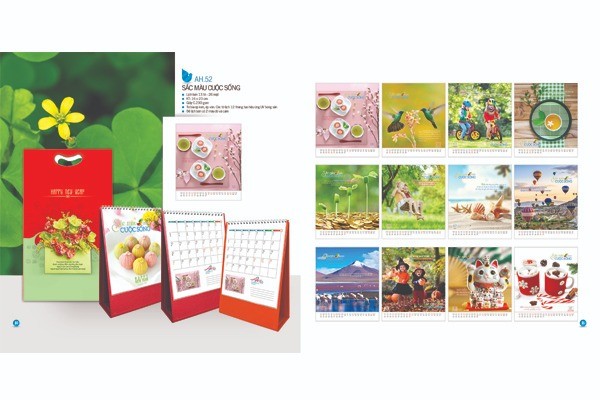 Mẫu lịch 2021 đẹp nhất