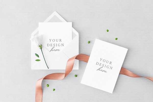 Mẫu phong bì đẹp tinh tế đơn giản