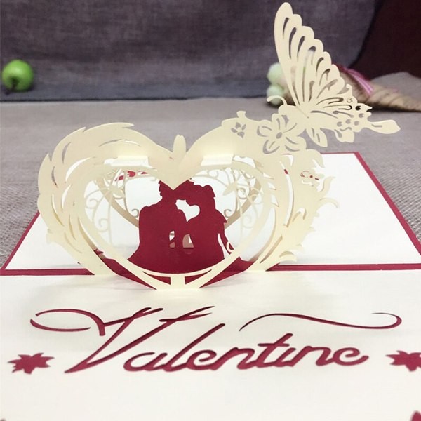 Làm thiệp 3D nhân ngày lễ tình nhân 14/2