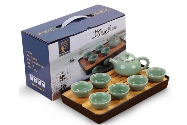 In vỏ hộp giấy đựng ấm chén