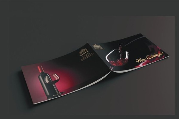 Mẫu catalogue rượu vang đỏ cao cấp