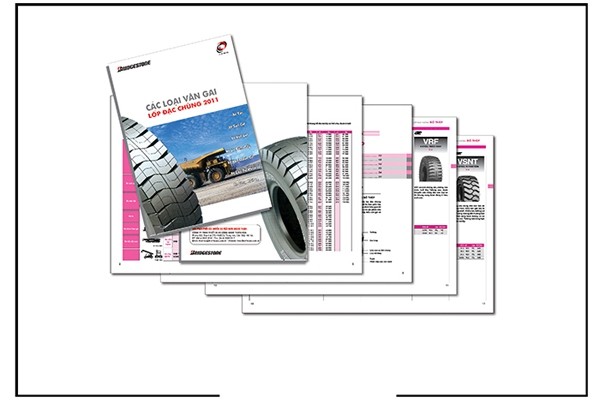 Mẫu catalogue sản phẩm lốp ô tô