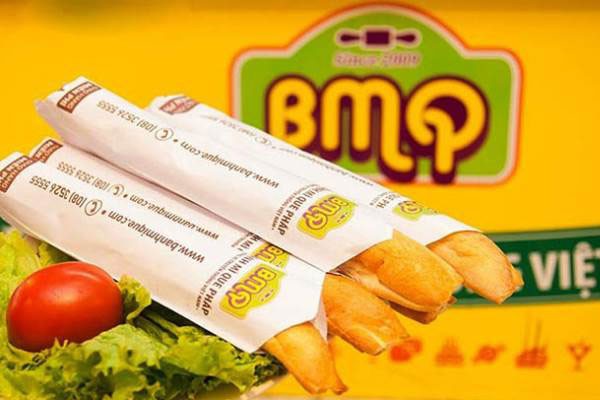 In túi giấy đựng bánh Mỳ Que BMQ