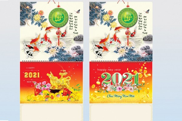 in lịch Tết 2021