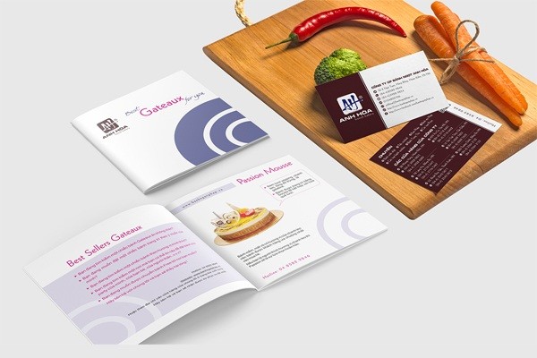 Thiết kế catalogue thực phẩm ấn tượng